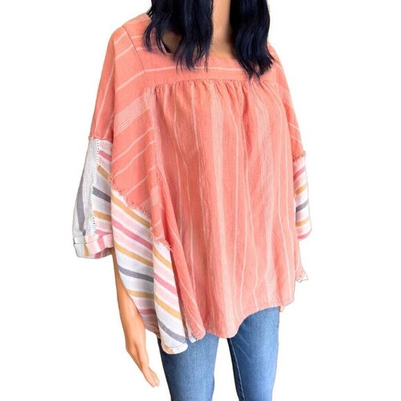 Upcycled Square Neck Tunic Top - Picture 3 of 5